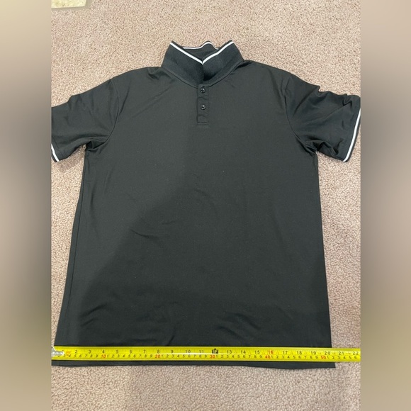 NO BRAND Men's Black Polo shirt - Picture 5 of 9